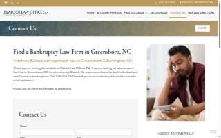 Blalock Law Offices PA website