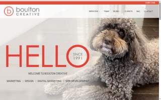 Boulton Creative website