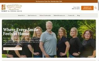 Brassfield Cosmetic & Family Dental Center website