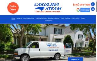 Carolina Steam website
