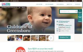 Childtime of Greensboro website