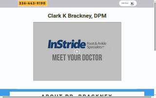 Clark Brackney, DPM website