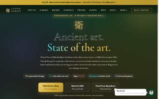 Cloud Forest Martial Arts website