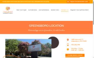 Complexions Dermatology of Greensboro website