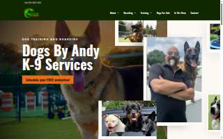 Dogs By Andy - Greensboro website