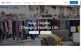 Freedom House Thrift - Battleground North website