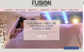 Fusion Sound and Lighting of Greensboro website