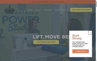 Greensboro Power Studios website