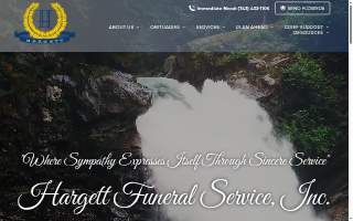 Hargett Funeral Service website