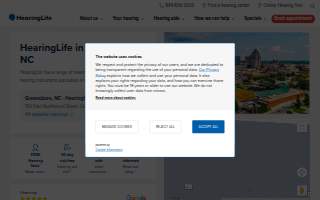 HearingLife of Greensboro NC website