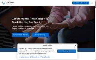 LifeStance Therapists & Psychiatrists Glendale website