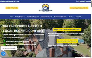 Old Timers Roofing, Inc. website