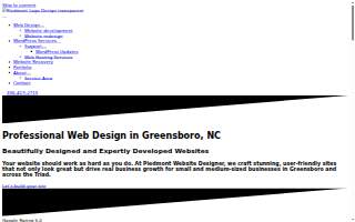 Piedmont Website Designer website