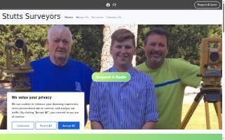 Stutts Surveyors website