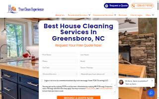 TCE Cleaning website