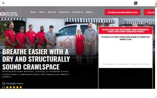Walsh Crawlspace & Structural Repair website