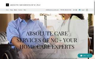 Absolute Care Services of NC website