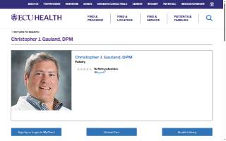 Christopher Gauland, DPM website