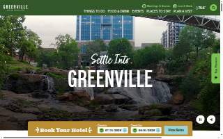 Greenville North Carolina Convention Center website
