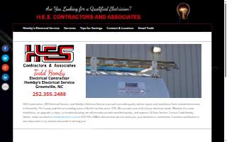 Hemby's Electrical Service website