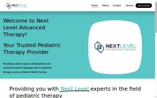 Next Level Advanced Therapy website