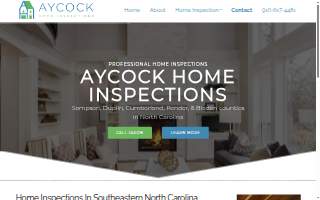 Aycock Home Inspections website