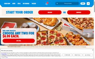 Domino's Pizza of Havelock website