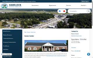 Havelock Senior Citizens Center website