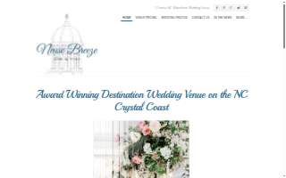 Neuse Breeze Wedding Venue website