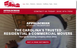 Appalachian Movers Transport website