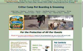 Critter Camp at the Red Barn website