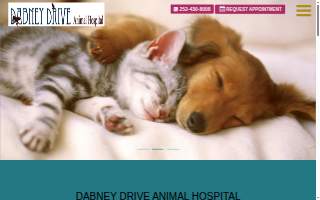 Dabney Drive Animal Hospital website