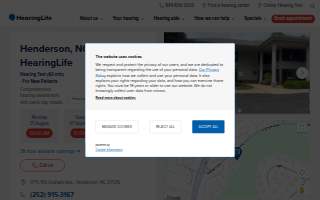 HearingLife of Henderson NC website