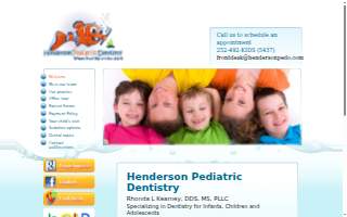 Henderson Pediatric Dentistry website