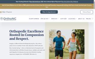 OrthoNC: Henderson Orthopaedic Clinic website