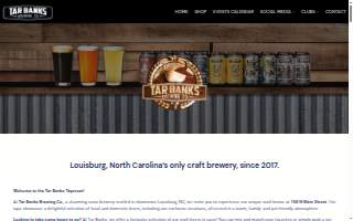 Tar Banks Brewing Company website