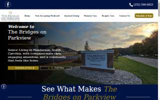 The Bridges on Parkview website
