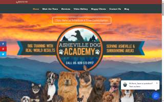 Asheville Dog Academy website