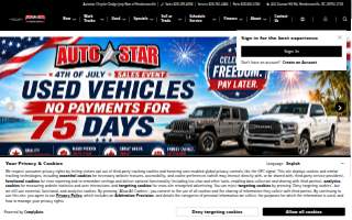 Autostar CDJR of Hendersonville website