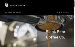 Black Bear Coffee Co website