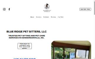 Blue Ridge Pet Sitters, LLC website