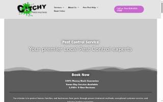 Catchy Pest Solutions website