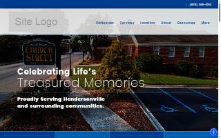 Church Street Funeral and Cremation website
