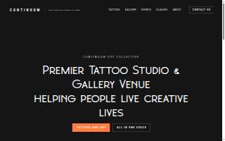 Continuum Tattoo website