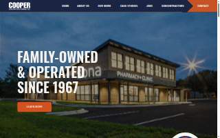 Cooper Construction Company, Inc. website