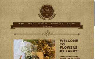 Flowers By Larry website