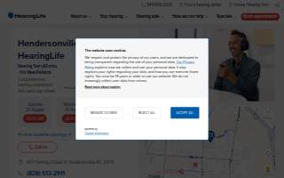 HearingLife of Hendersonville NC website