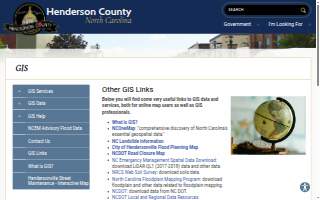 Henderson County GIS website