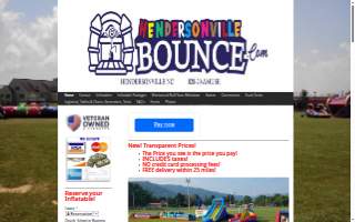 Hendersonville Bounce website