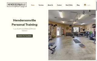 Hendersonville Personal Training website